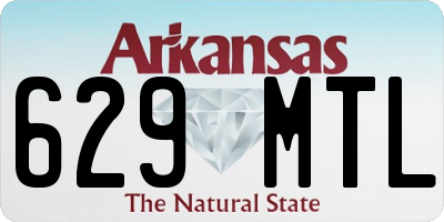 AR license plate 629MTL