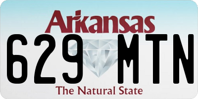 AR license plate 629MTN