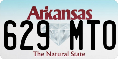 AR license plate 629MTO
