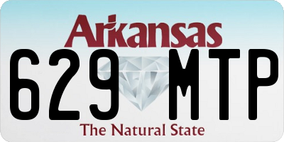 AR license plate 629MTP