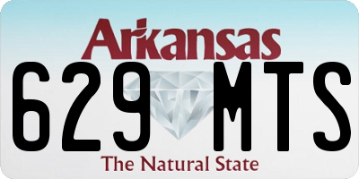 AR license plate 629MTS