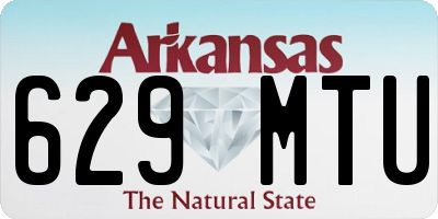 AR license plate 629MTU