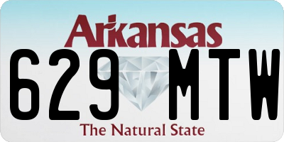 AR license plate 629MTW