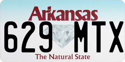 AR license plate 629MTX