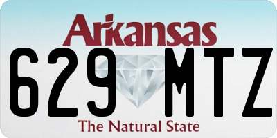 AR license plate 629MTZ