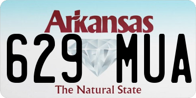 AR license plate 629MUA