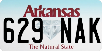 AR license plate 629NAK