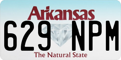 AR license plate 629NPM