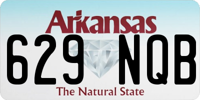 AR license plate 629NQB