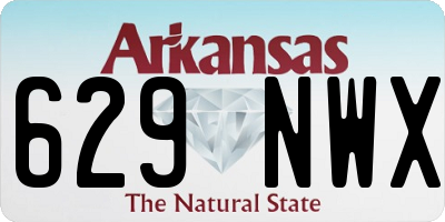 AR license plate 629NWX