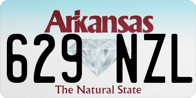 AR license plate 629NZL