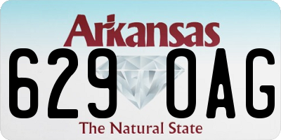 AR license plate 629OAG