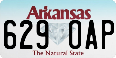 AR license plate 629OAP