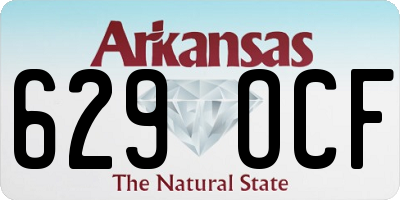 AR license plate 629OCF