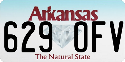 AR license plate 629OFV