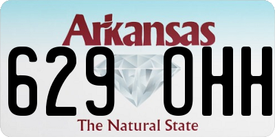 AR license plate 629OHH