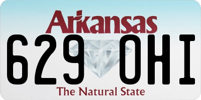 AR license plate 629OHI