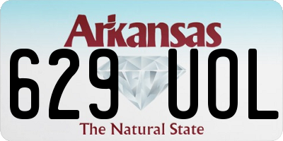 AR license plate 629UOL