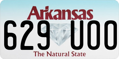 AR license plate 629UOO