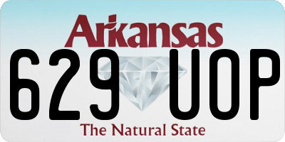 AR license plate 629UOP