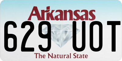 AR license plate 629UOT