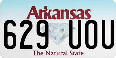 AR license plate 629UOU