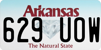AR license plate 629UOW