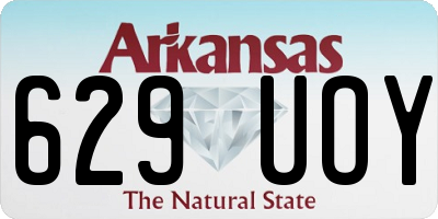 AR license plate 629UOY