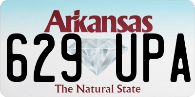 AR license plate 629UPA