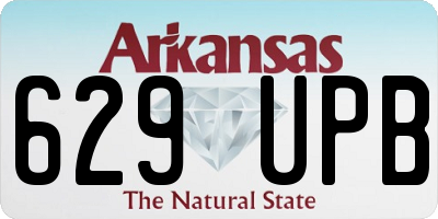 AR license plate 629UPB