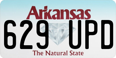 AR license plate 629UPD