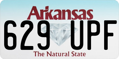 AR license plate 629UPF