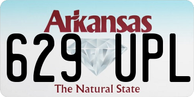AR license plate 629UPL