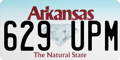 AR license plate 629UPM