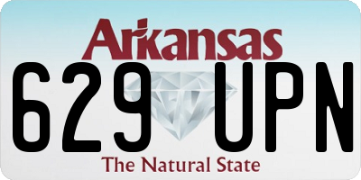 AR license plate 629UPN