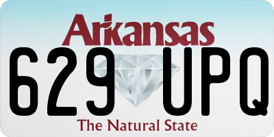 AR license plate 629UPQ
