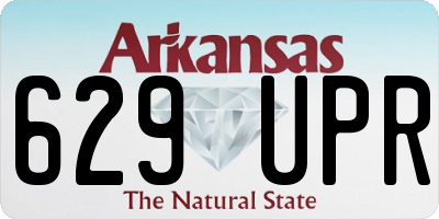 AR license plate 629UPR