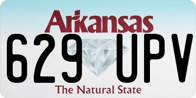 AR license plate 629UPV