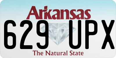 AR license plate 629UPX