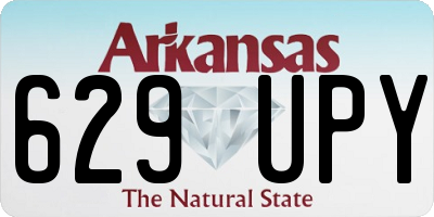 AR license plate 629UPY