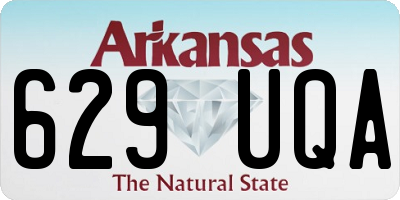 AR license plate 629UQA