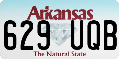 AR license plate 629UQB