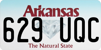 AR license plate 629UQC
