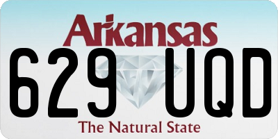 AR license plate 629UQD