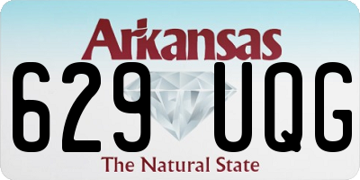 AR license plate 629UQG