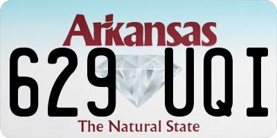 AR license plate 629UQI