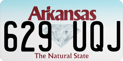 AR license plate 629UQJ