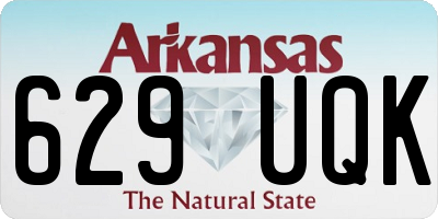 AR license plate 629UQK