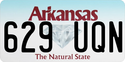 AR license plate 629UQN