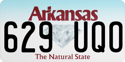 AR license plate 629UQO